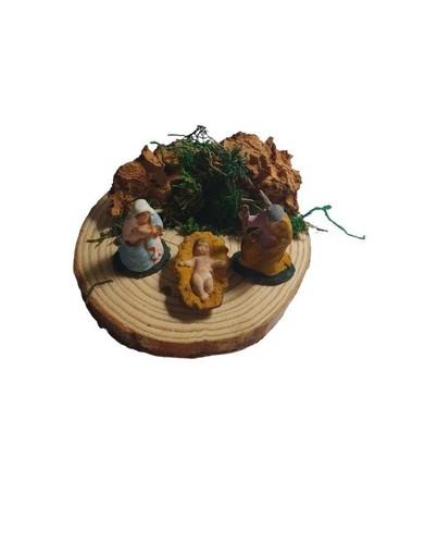Presepe legno diam 8cm - a2, diam.