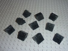 10 x LEGO Black Slope Brick