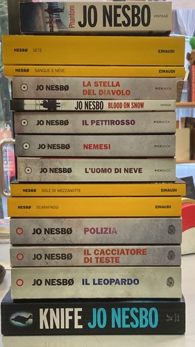 Lotto libri nesbo - libri,