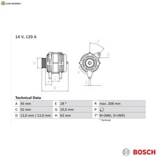 GENERATORE 0 986 049 400 PER