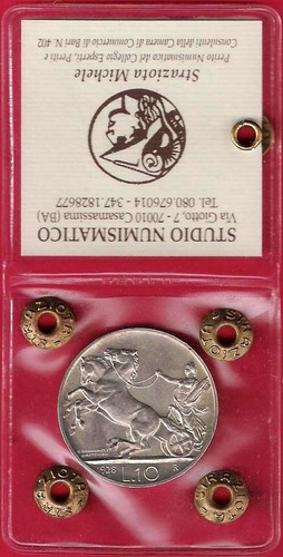 Lire 1928 biga rosette - lire,