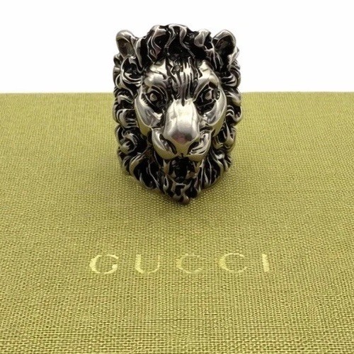 Gucci anello testa leone - anello,