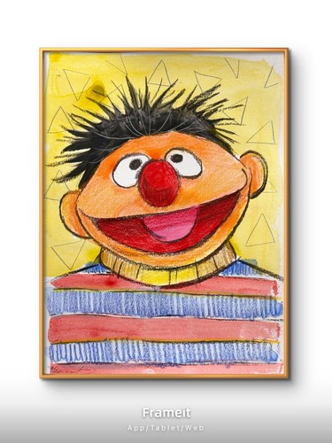 Dipinto originale ernie di - dipinto, 2