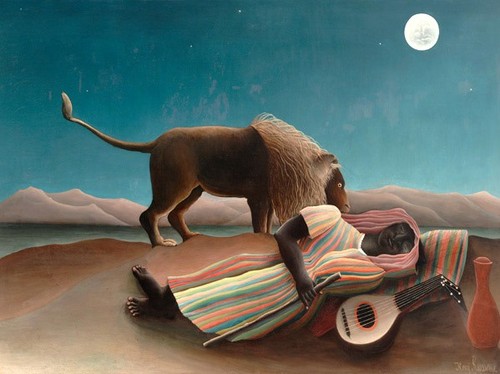 Quadro henri rousseau - rousseau, zingara