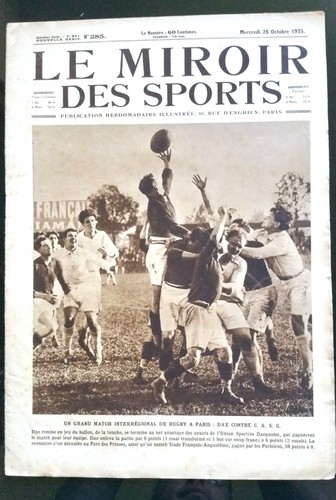 Miroir des sports - sports, 28/10/1925