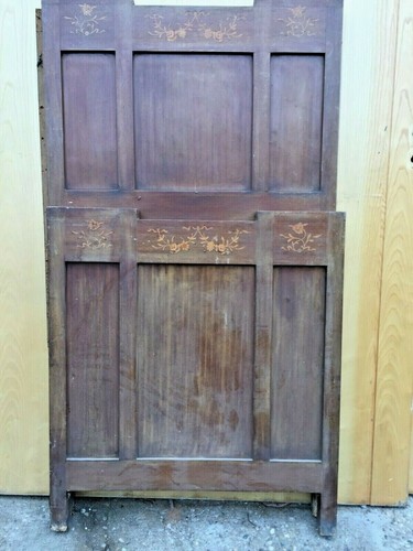 Letto singolo intarsiato - letto,