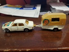 MAJORETTE 256 + 21750 BMW 733 + RIMORCHIO TRASPORTO CAVALLI VERY GOOD VINTAGE
