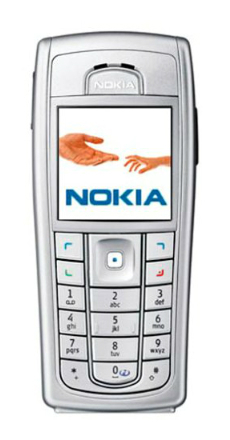 Nokia 6230i black - argento, nero