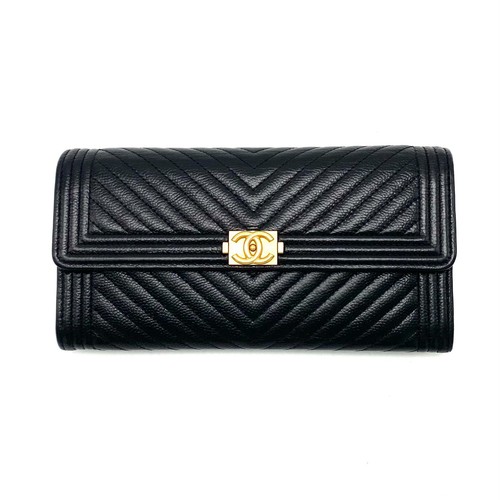 Portafoglio lungo chanel boy - chanel,