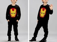 Ironman Completo Tuta Felpa Pantalone Sportivo Bambino Jacket Pants IROSET02