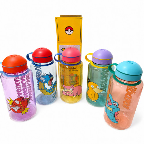 Lotto bottiglie pokemon - bottiglie,