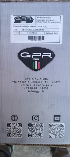Scarico gpr kawasaki versys - scarico,