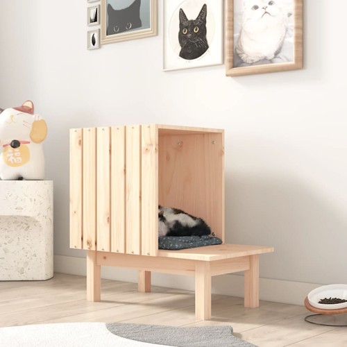 Casetta per gatti legno - casetta, in