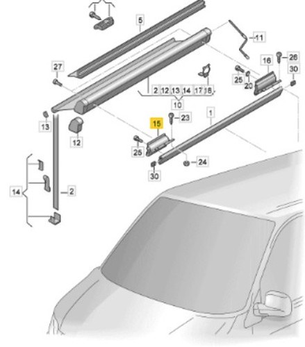 Staffa adattatore tenda - adattatore,