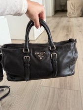 Borsa a tracolla PRADA argento
