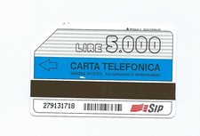 Scheda telefonica usata scadenza 31.12.1993 valore nominale £ 5.000.
