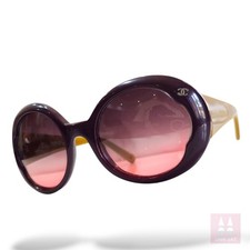 Chanel 5154 Rare Sunglasses A Red Yellow Color Vintage Y2K 2000 Logo 