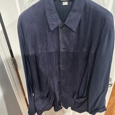 Torras Blue Suede Jacket, Size