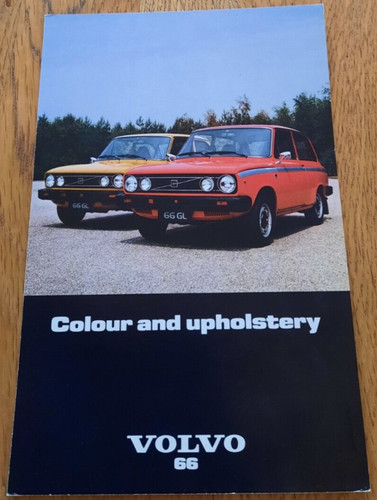 Brochure auto volvo - volvo, 1977