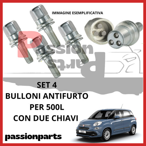 Kit bulloni antifurto cerchi - kit,