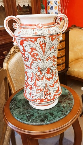 Vaso ceramica maiolicata - ceramica,