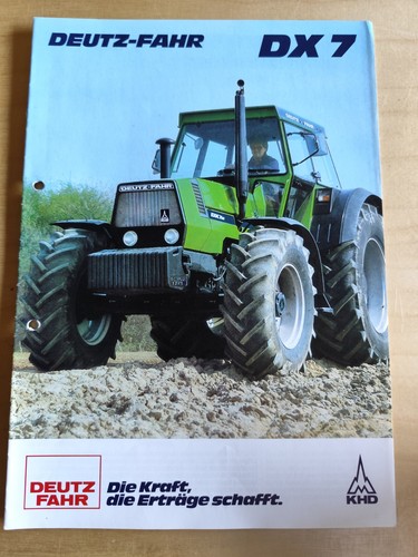 Deutz dx7 prospetto trattore - deutz,
