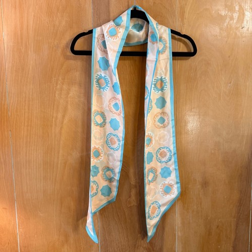 Sciarpa italiana aqua peach - sciarpa,