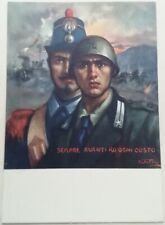 CARTOLINA 74 REGGIMENTO FANTERIA LOMBARDIA DIVISIONE GRANATIERI TAFURI FIRMATA 