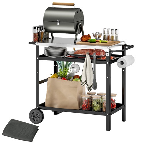 Carrello per barbecue - per, con