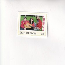 AUSTRIA PM ORIGINE 2010 chitarra musicale francobollo personalizzato MNH