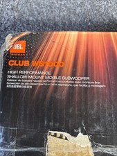 JBL Club WS1000 800W Peak 10"