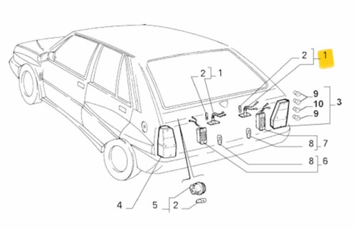 Lancia delta 831 luce - lancia,