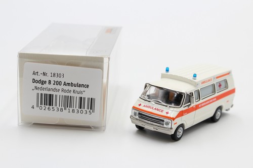Brekina dodge ambulanza rode - brekina,