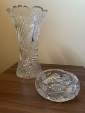 Vaso e Posacenere in Cristallo