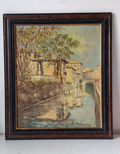 Quadro olio pasquini - olio, s.