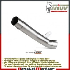 Tubo Elimina Kat MIVV Decatalizzatore Acciaio inox Kawasaki Zx-10 R 2016 > 2020