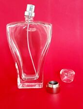 Empty glass fragrance/perfume