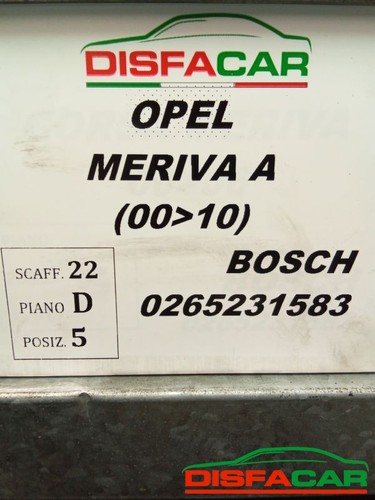 Centralina abs opel meriva - centralina,