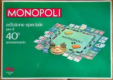 Monopoli - Gioco da Tavolo - Ed. Speciale 40 Anniversario