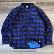 Giacca snowboard Nike SB Aero Loft 800 flanella uomo taglia XL perfetta isolata