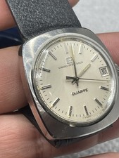 Bracciale Girard Perregaux Uomo Quarzo Data Acciaio Inox/Originale Anni 70