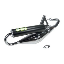 MARMITTA TECNIGAS Q-TRE MINARELLI ORIZZONTALE OMOLOGATA CROMO NEOS AEROX 50 2T