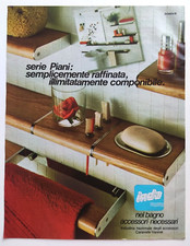 Pubblicita' Inda Bagno Serie Piani Vintage Ads Advertising Werbung 1981 (R7)