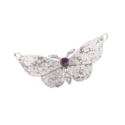 Ciondolo anello ametista - anello,