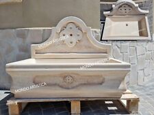 LAVANDINO LAVATOIO LAVABO FONTANA VASCA DA GIARDINO IN CEMENTO PER ESTERNO H72CM