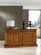 CREDENZA CREDENZONE LEGNO MASSELLO L 220 P 60 H 115