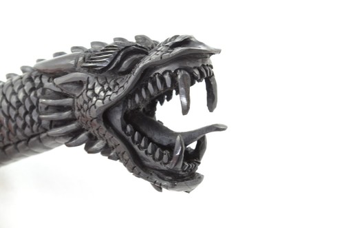 Drago cinese intagliato - , corno