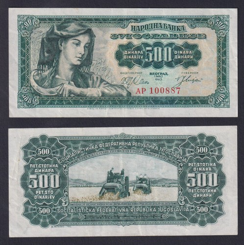 Banconota jugoslavia 500 - banconota,