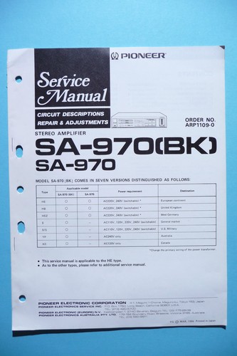 Manuale servizio per - manuale,