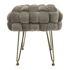 Pouf velluto intrecciato - in,